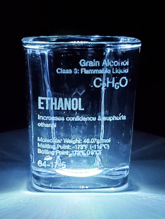 Ethanol Molecule Shot Glass