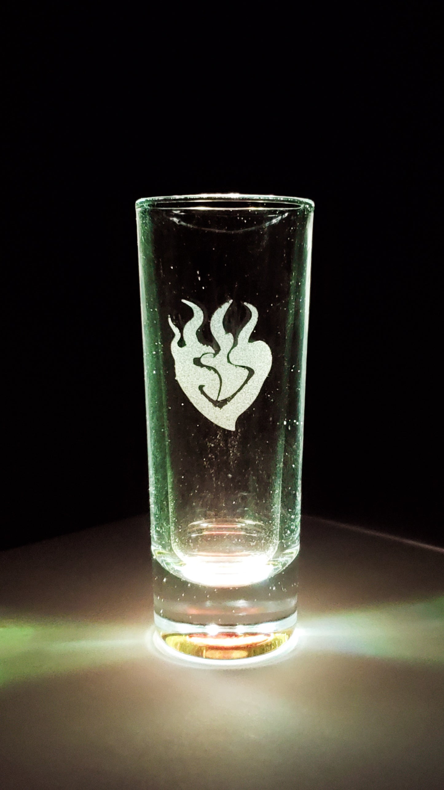 Yang Emblem Tinted Shot Glass