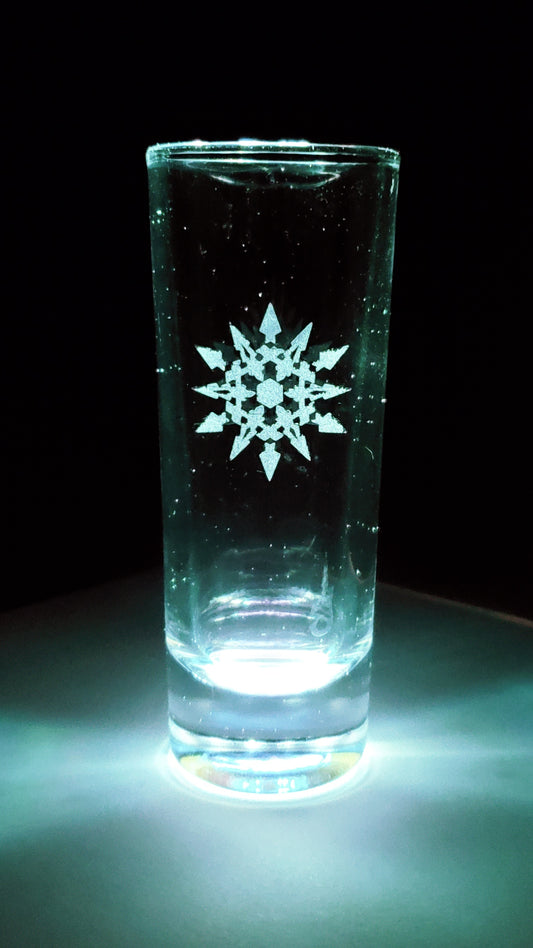 Weiss Emblem Tinted Shot Glass