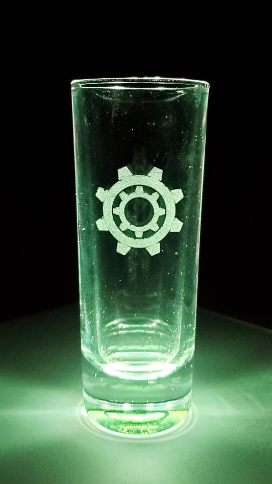 Ozpin Emblem Tinted Shot Glass