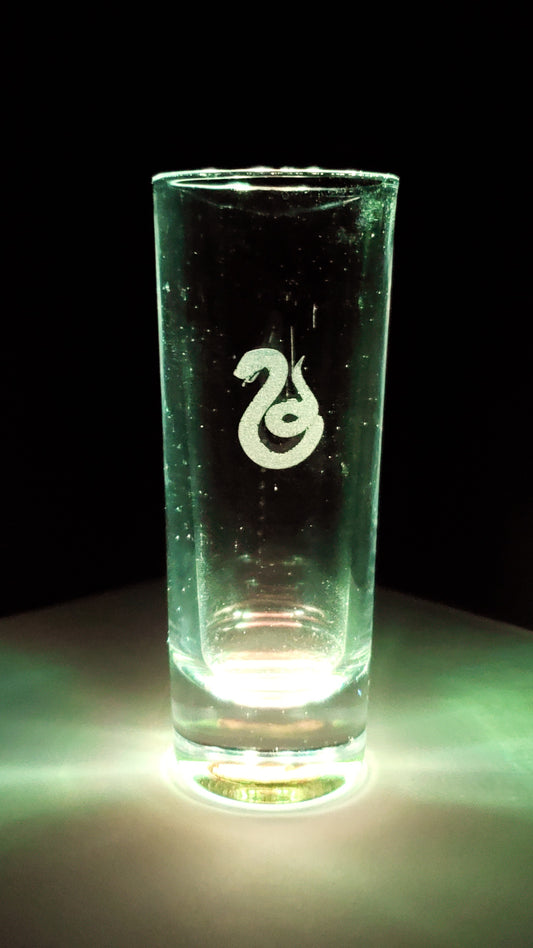 Snake Emblem Tinted Shot Glass