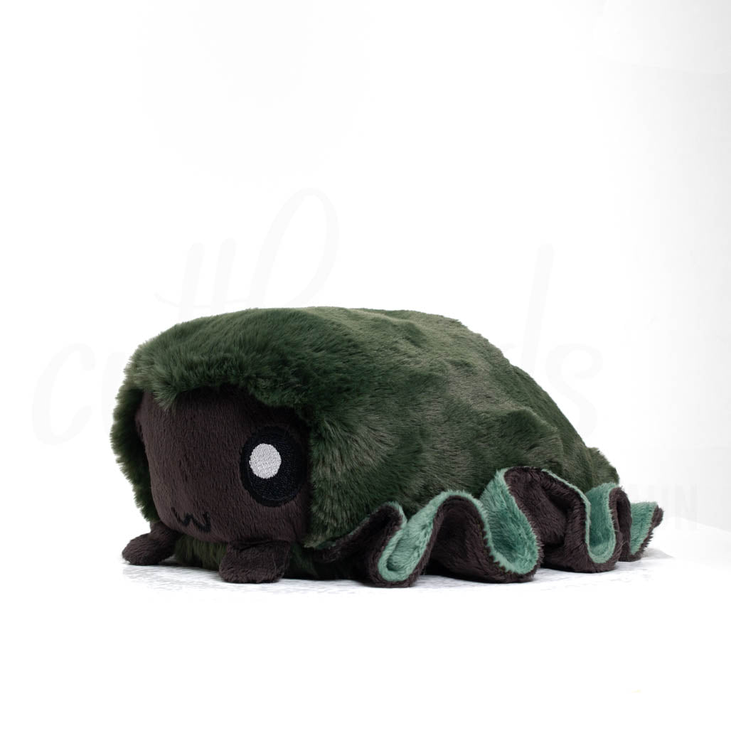 Mossy Wisp Cuttlepod - XL Weighted Handmade Plush