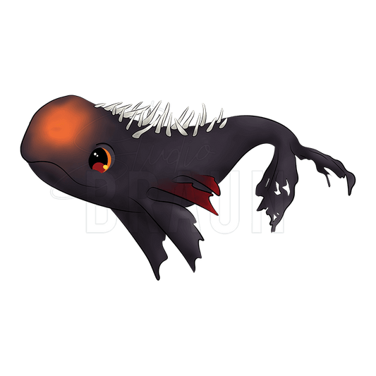 Monstra Whale Grimm Sticker