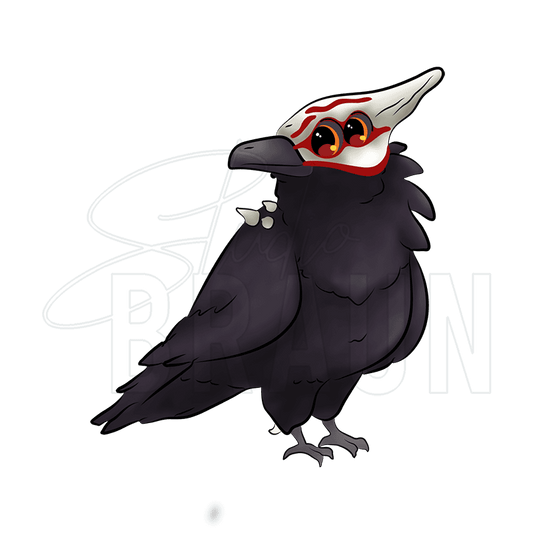 Nevermore Raven Grimm Sticker
