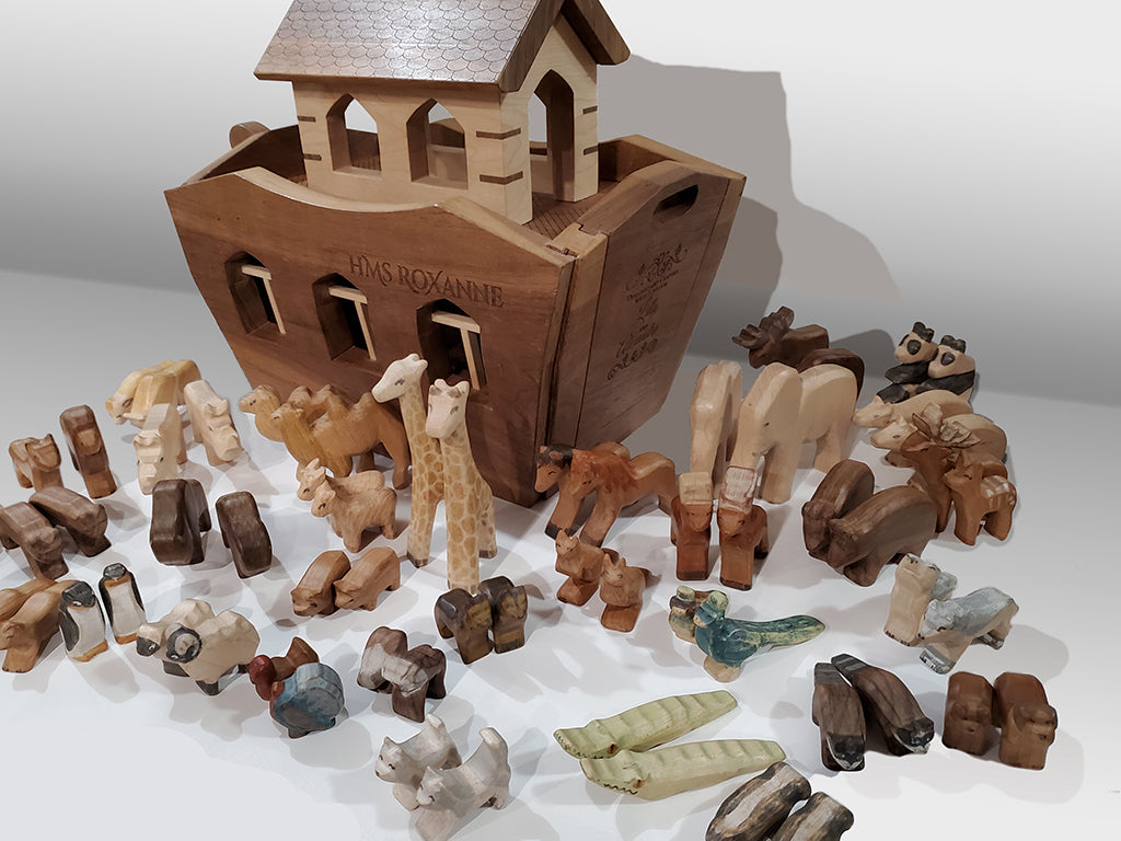Noah s Ark Heirloom Wooden Toy