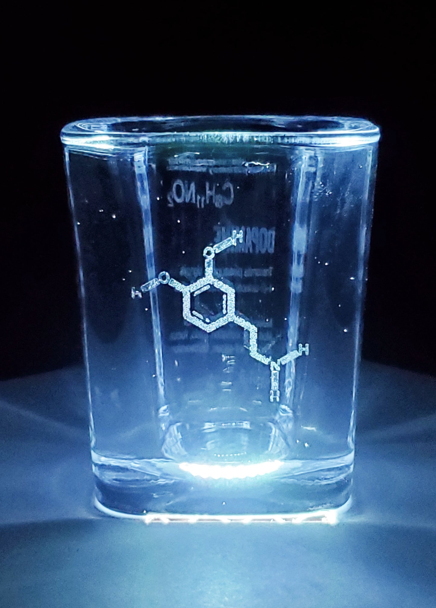 Dopamine Molecule Shot Glass