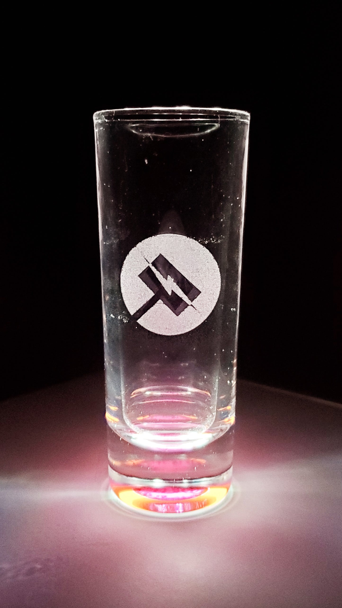 Nora Emblem Tinted Shot Glass