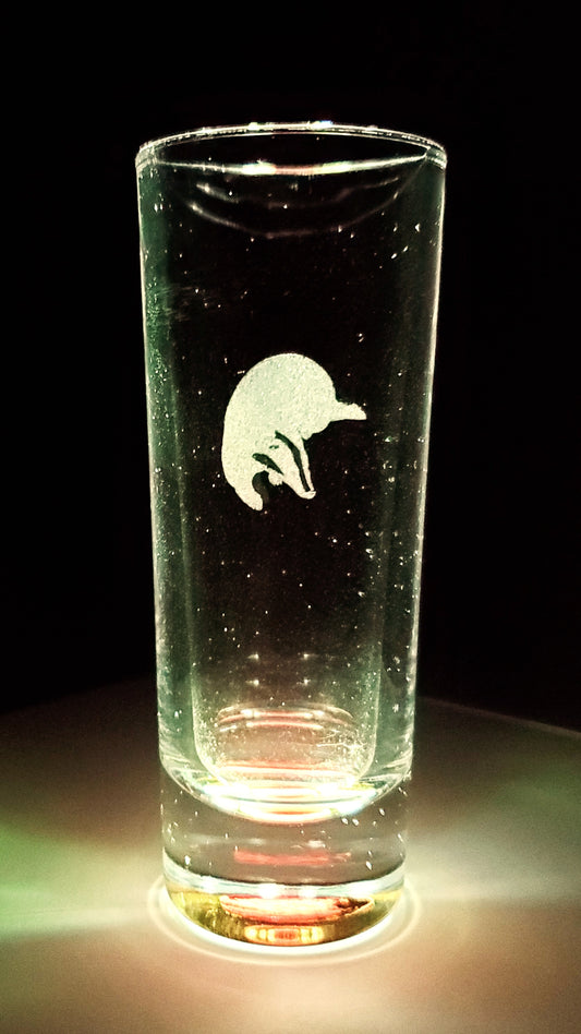 Badger Emblem Tinted Shot Glass