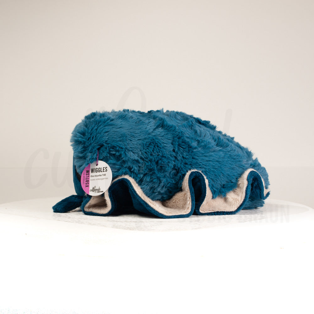 Azurite Trill Cuttlepod - Weighted (Extra-Large) Handmade Plush