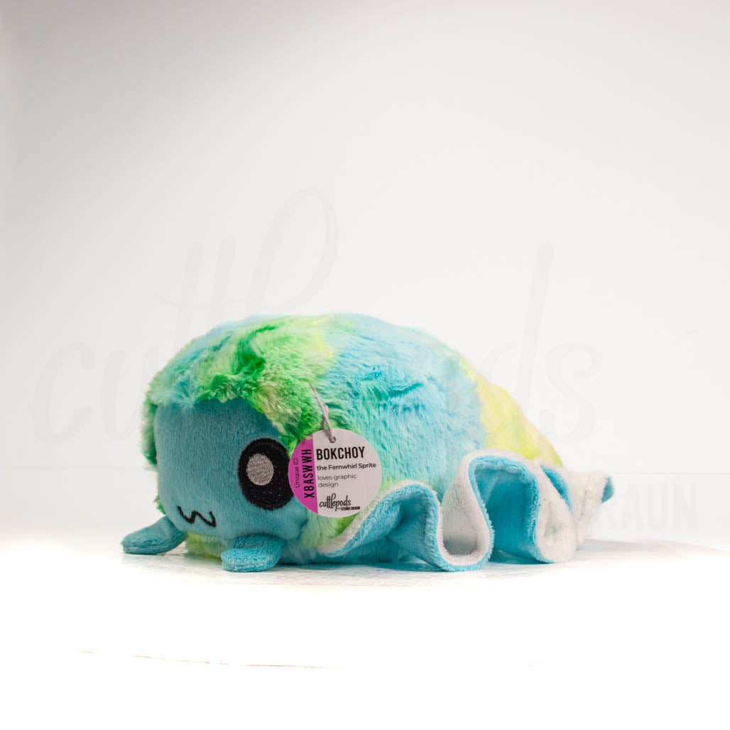 Fernwhirl Sprite Cuttlepod - XL Weighted Handmade Plush