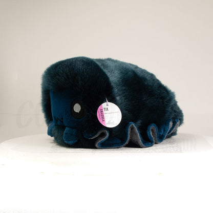 Sapphire Flare Cuttlepod - XL Weighted Handmade Plush