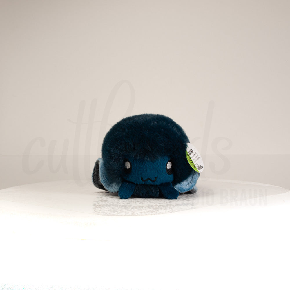 Midnight Wisp Cuttlepod - Medium (Palm-Size) Handmade Plush