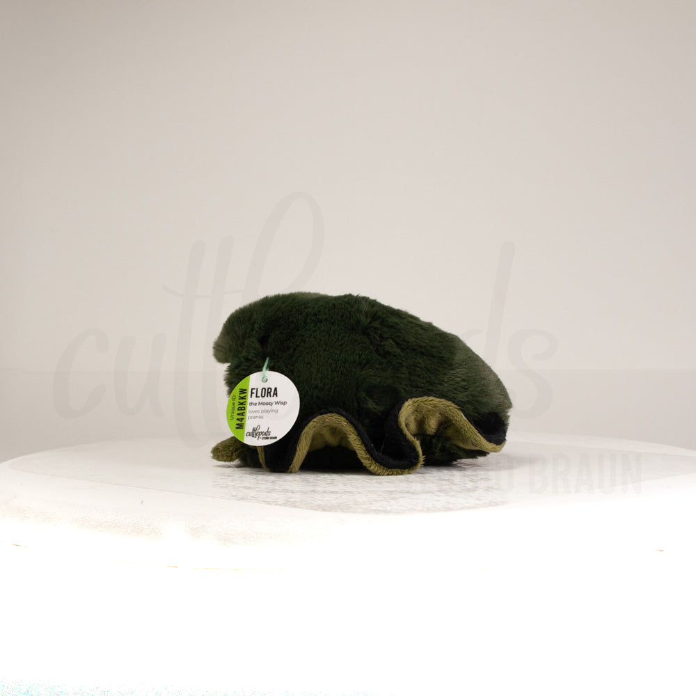 Mossy Wisp Cuttlepod - Medium (Palm-Size) Handmade Plush