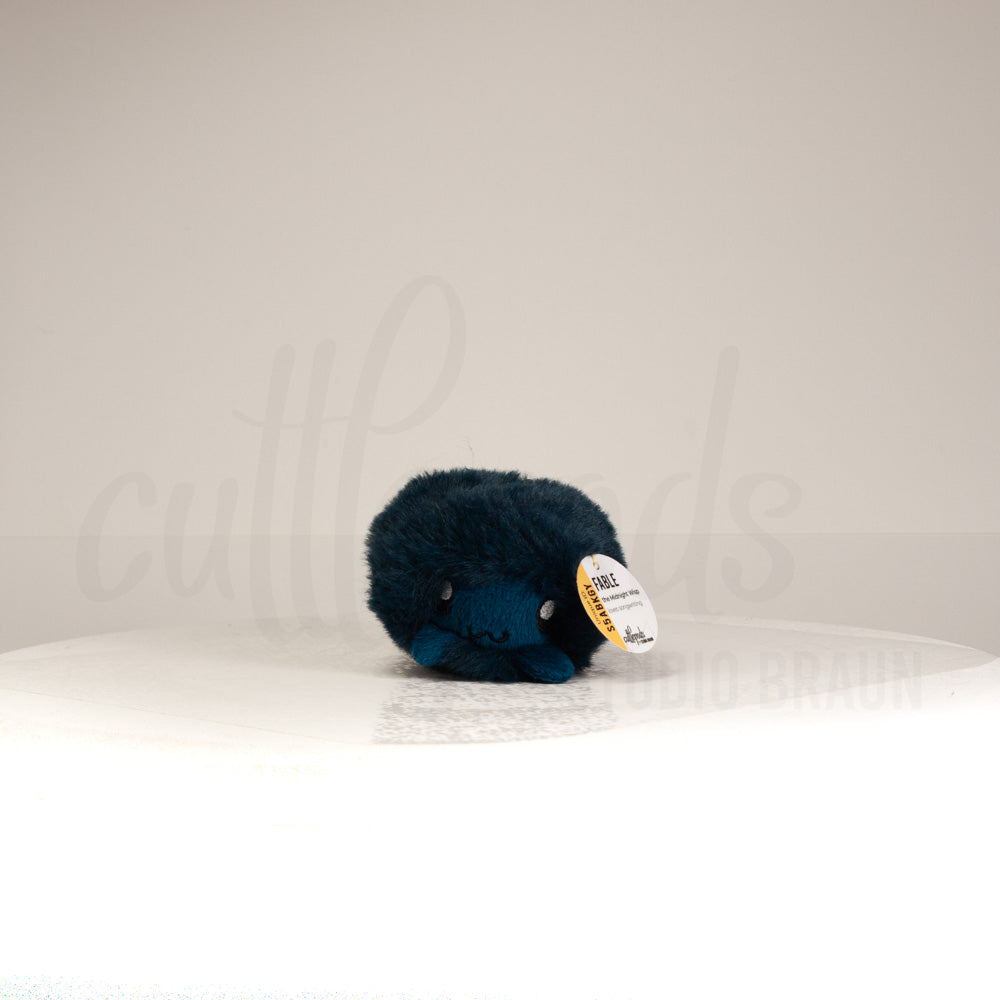 Midnight Wisp Cuttlepod - Small (Keychain) Handmade Plush