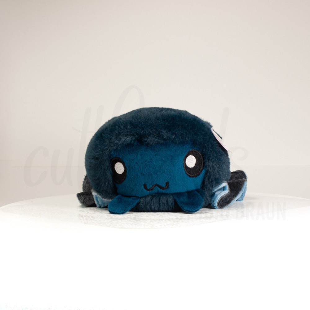 Midnight Wisp Cuttlepod - XL Weighted Handmade Plush