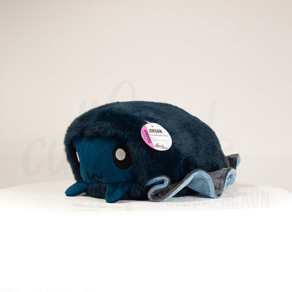 Midnight Wisp Cuttlepod - XL Weighted Handmade Plush