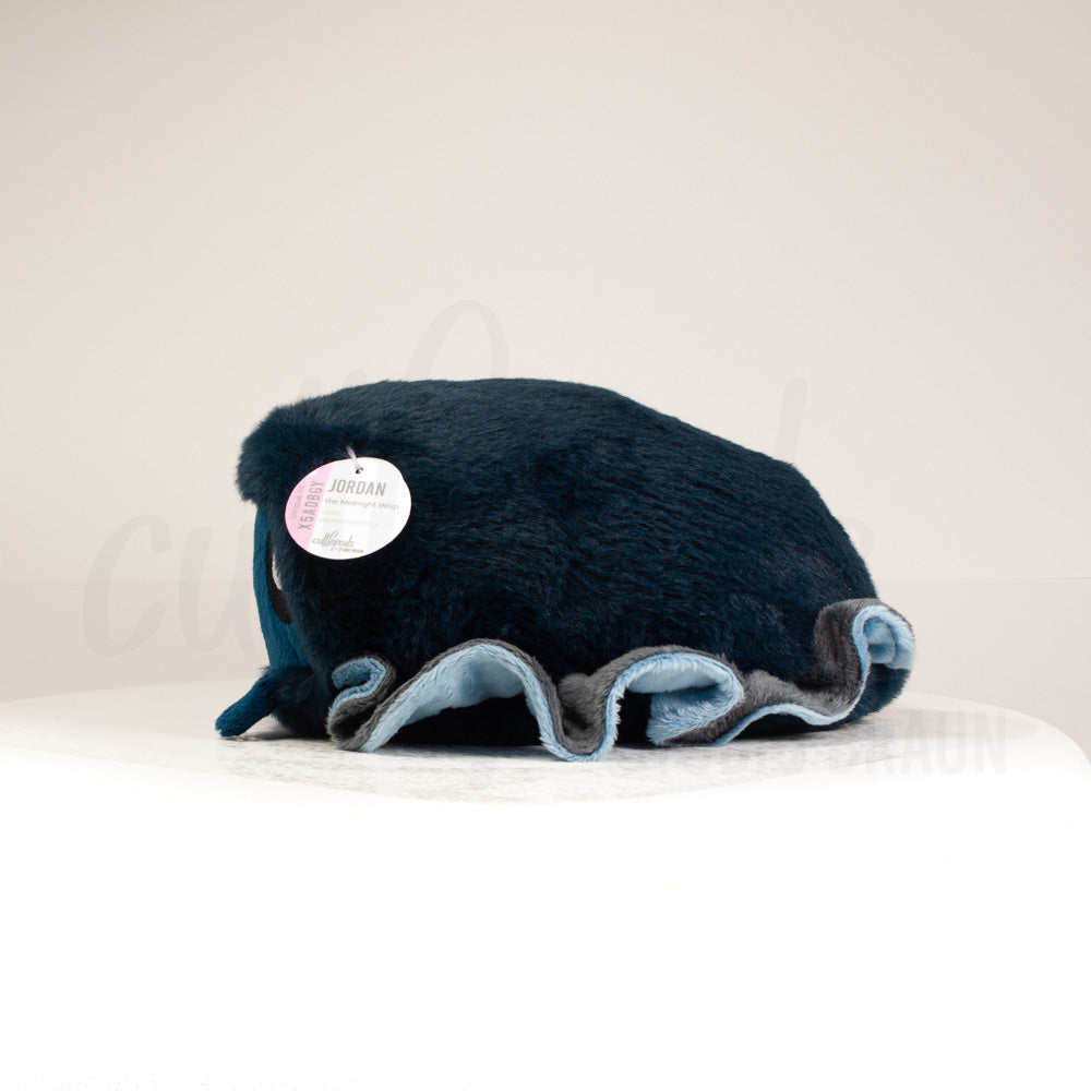 Midnight Wisp Cuttlepod - XL Weighted Handmade Plush