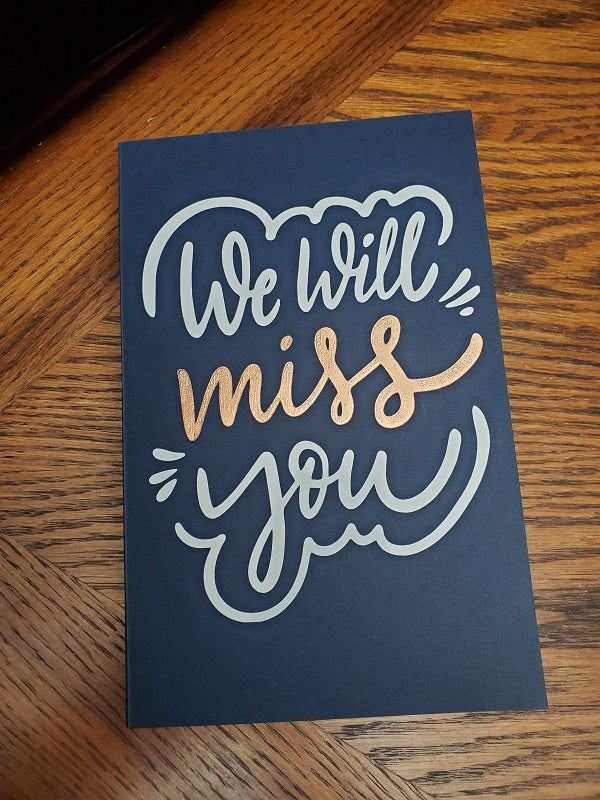 Custom Farewell Pop-Up Card