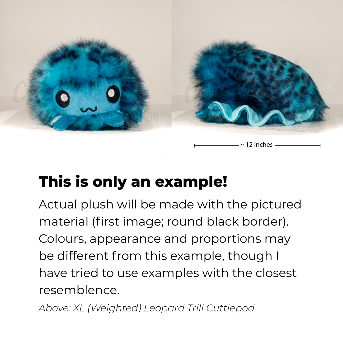 Jaguar Trill Cuttlepod - XL Weighted Handmade Plush