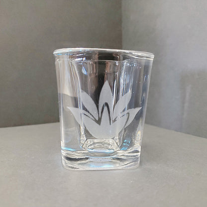 Second Quality Laser Engraved Square Shot Glasses