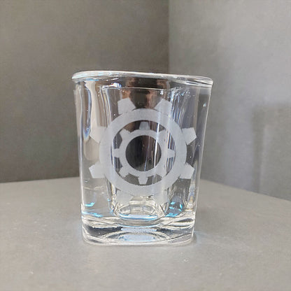 Second Quality Laser Engraved Square Shot Glasses