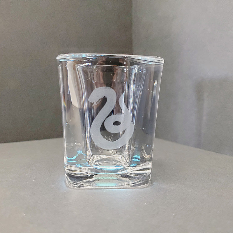 Snake Emblem Shot Glass